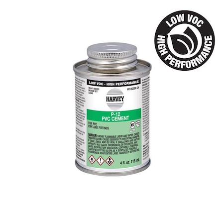 Tinkertools 4 oz Harvey Cement for PVC - Clear TI3313327